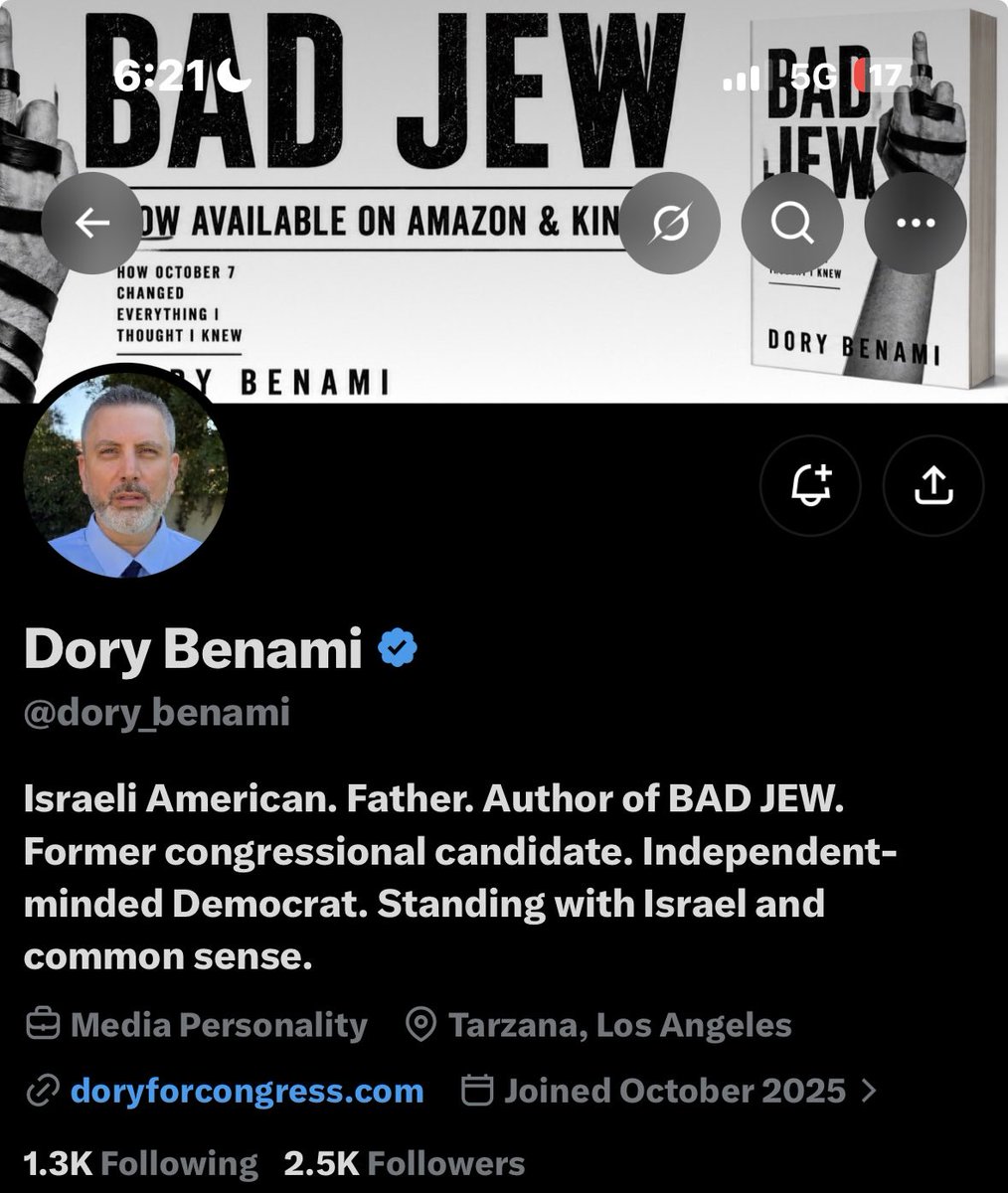 ForbiddenFleurs's tweet photo. @EliLake His bio puts Israeli ahead of American 🤣 
Trump’s administration is filled with Zionist Jews and Christians Zios  as was Biden’s because Zionist traitors have taken over both parties and you don’t want a non Zio senator so, your pretending he’s in the MB https://t.co/onh2YR4iGP