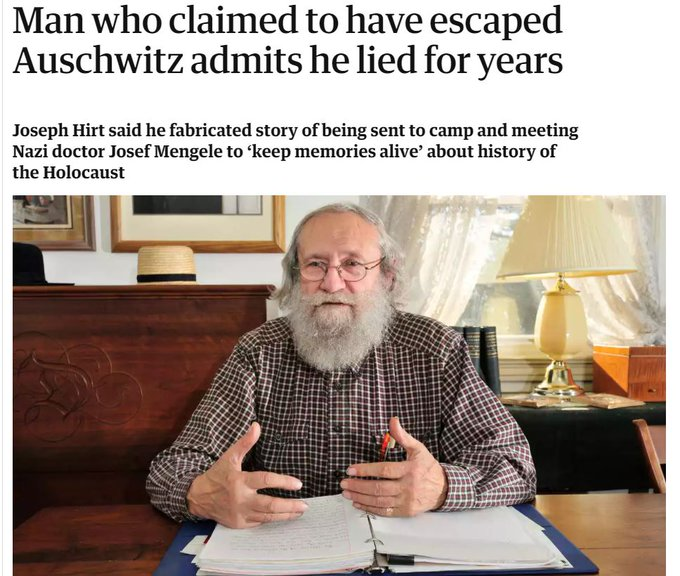 SonofTheWest35's tweet photo. This guy was tortured for 12 years in masturbation machines, frozen, broken in to shards, made in to soap, forced to listen to the entire Wagner Ring Cycle 6M times, and he still escaped! 

There fucking lies are being torn to shreds. The whole period from 1945 to the present, was a bullshit, Bolshevik lie.