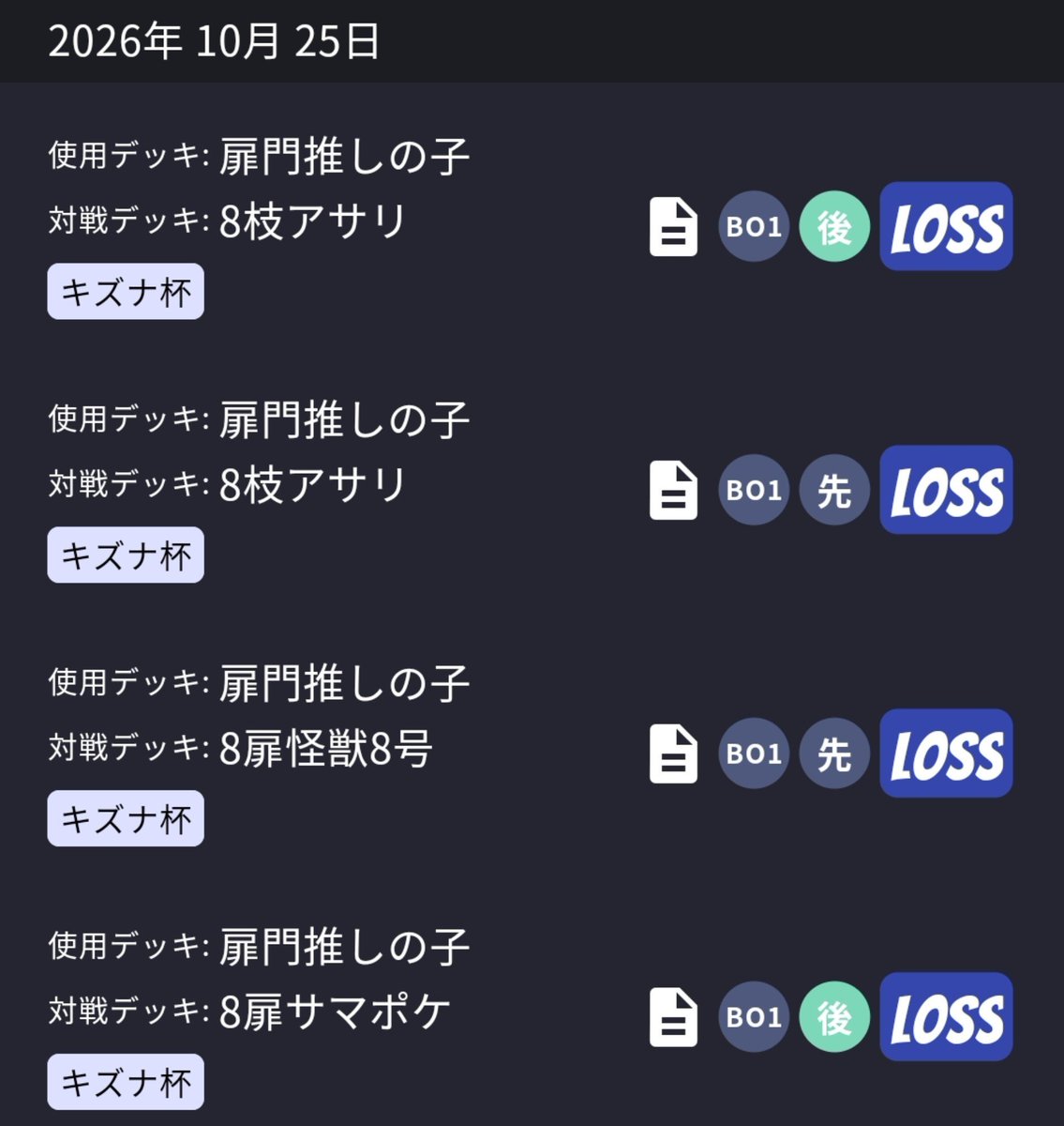 djsakarin's tweet photo. キズナ杯
チーム2-2
個人0-4
すみませんでした… https://t.co/vTKuIvc9WC