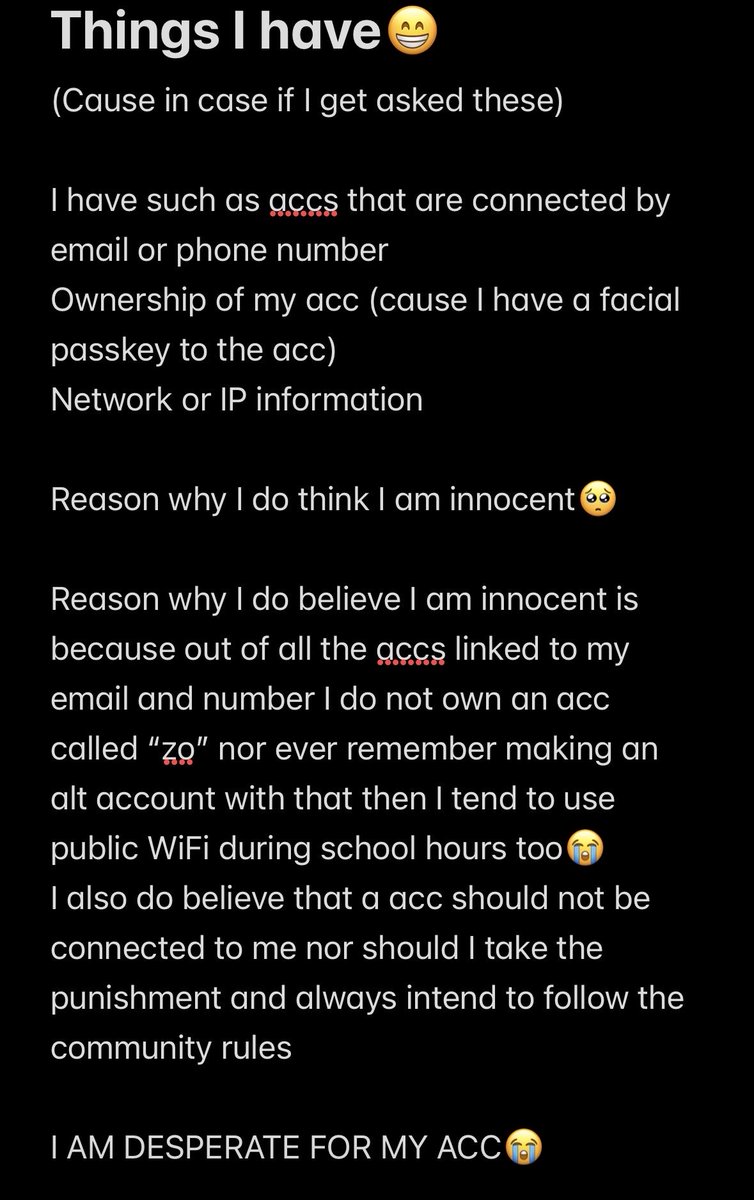 HatedHeavenly's tweet photo. Days pass by so fast😭 52 days down the drain, over 400+ dollars gone and years of memories gone. Unable to try and get it back due to some 30 days even though I have gotten little to no communication from @Roblox, but I still have hope. Gn!

#ROBLOX #robloxsupport #robloxhelp https://t.co/YfXEb8f0EM