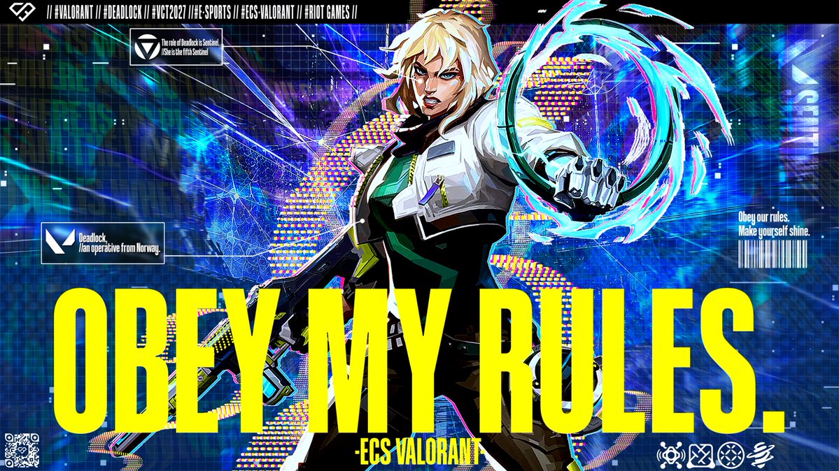 Piyosyan__'s tweet photo. ｢OBEY MY RULES.｣
Please give me likes and reposts❤️‍🔥✨

#VALORANT #ValorantArt #DEADLOCK https://t.co/vLyOVN8utJ