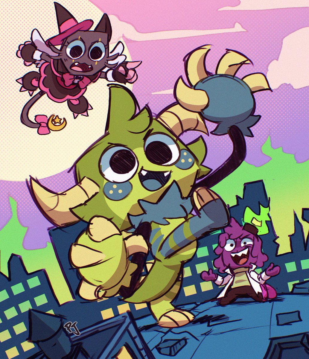 TheOguriiCap's tweet photo. The production art for the dandys world halloween skins are so adorable https://t.co/b50WjgpJam