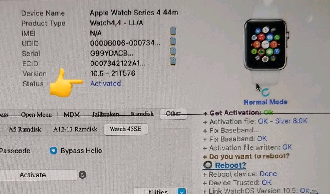 iapplesolution's tweet photo. Apple iWatch Series 4 44mm
From icloud lock to iCloud UNLOCK 🔓☁️⌚
#apple #watch #bypassicloud https://t.co/Podo18aU9O