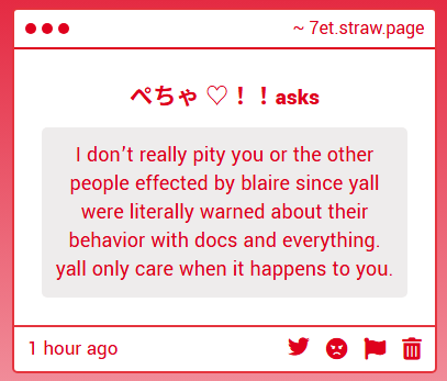 tetalyse's tweet photo. idk why ur victim blaming lmao do u know how manipulation works https://t.co/EDravIWOxF