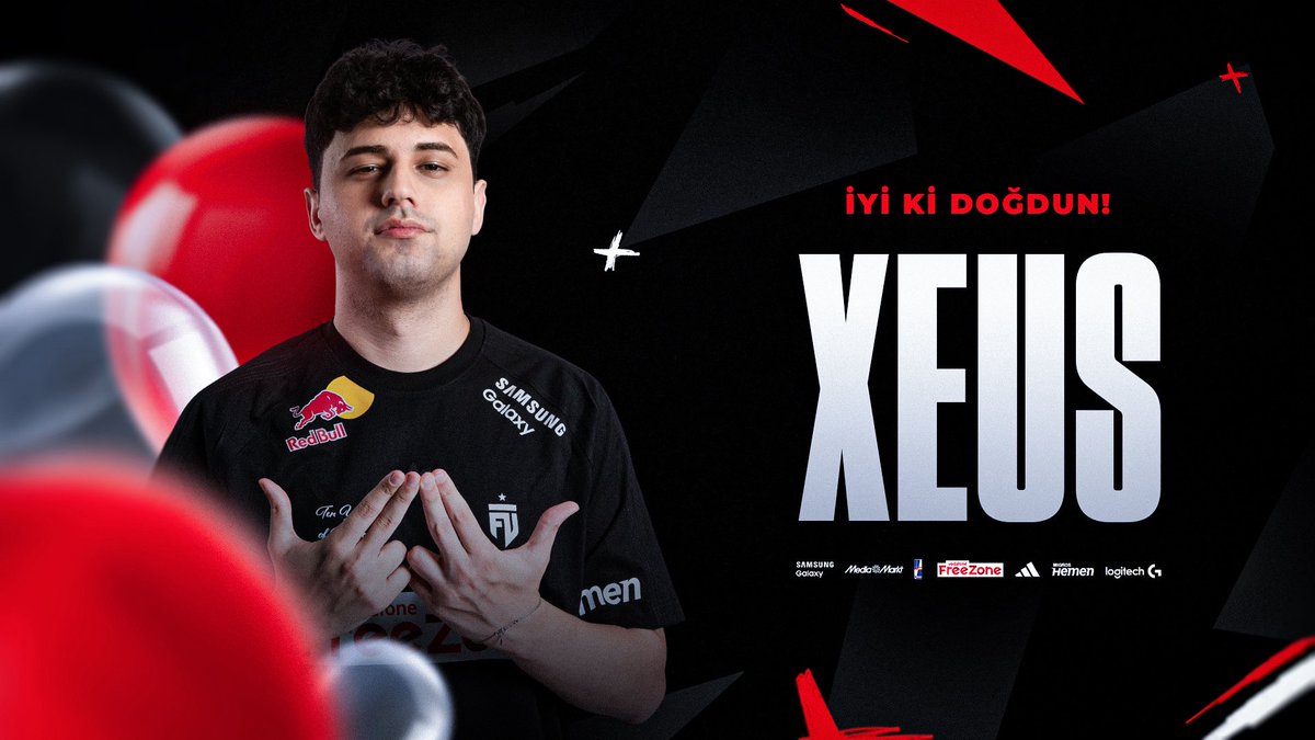 FUTesportsgg's tweet photo. Bugün sevgili VALORANT oyuncumuz @xeus1tap'in doğum günü!

Nice senelere! 🥳❤️ https://t.co/5fpgPkfjx9