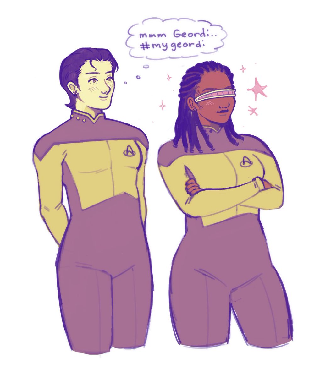 saphrodoe's tweet photo. (butchfemmes your daforge) #startrektng #data #geordi #wlw https://t.co/0LRJJgxsr8