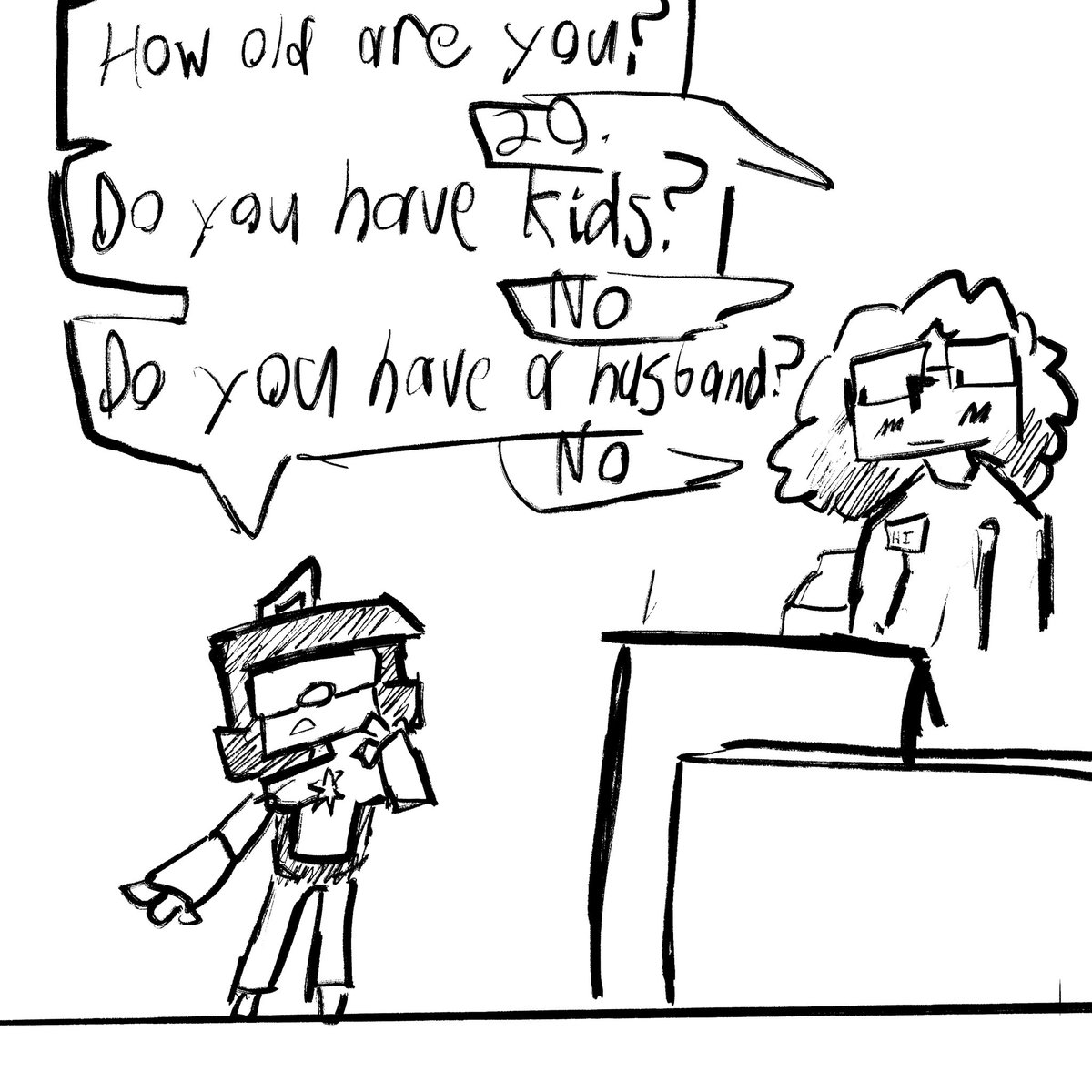 TerraAWESOME's tweet photo. I’m employed now.

First day on the job and I encountered the woke toddler. https://t.co/SMrQJJXG4u