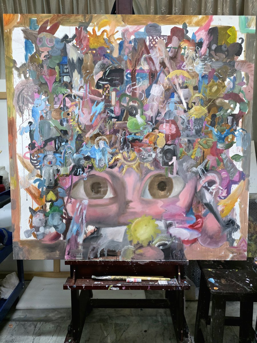 linecensor's tweet photo. GM 🖐
Greetings from a real person—not a bot. 
My new painting in progress,let's paint
#linecensor #nft #web3 #artist #digitalart #painting https://t.co/A5OkgTxCQf
