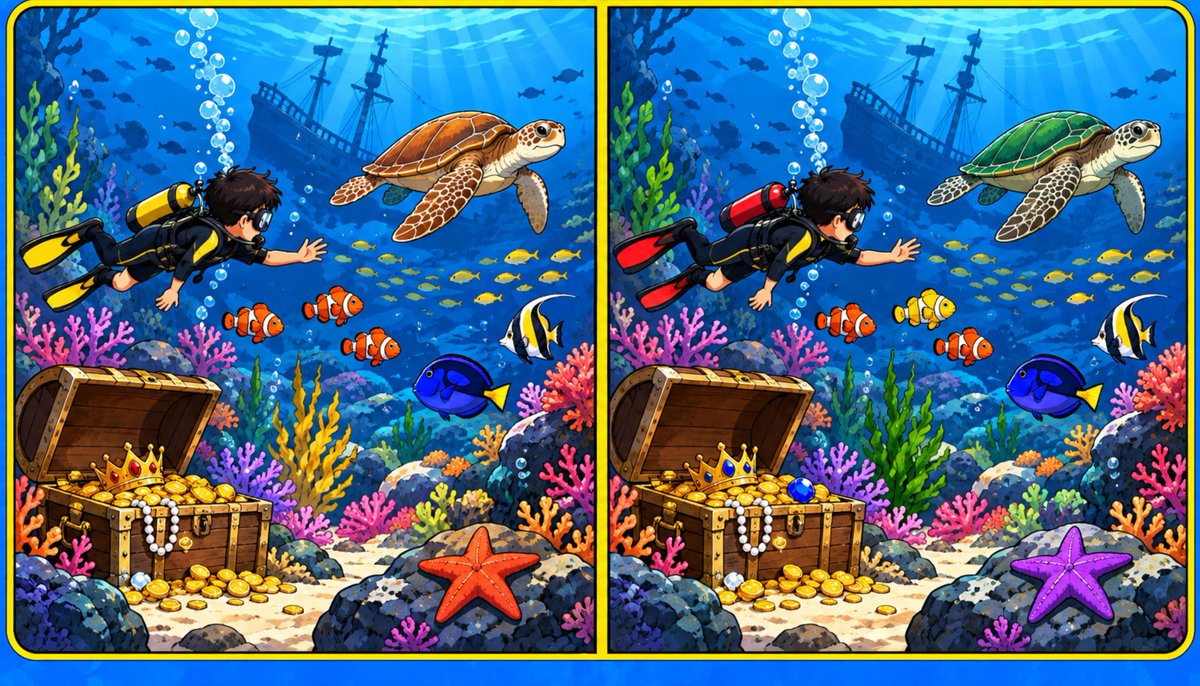 CRAZY_KID_143's tweet photo. 🧠 Find 10 difference  if you have beat observation skills 
👇comment your answers https://t.co/wzWoRWjUiv