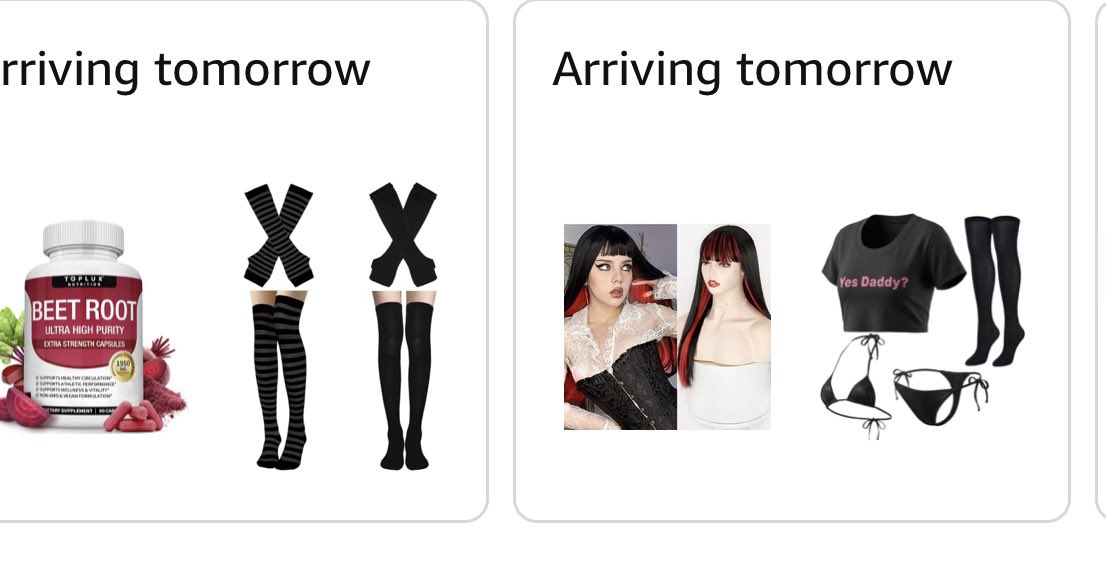 Cummingsl38's tweet photo. I’m ready to become a femboy just bought stuff for the first time #femboy #cuck #loser I’m going to become a slut😩🥳😆 https://t.co/8lCo5w33yF