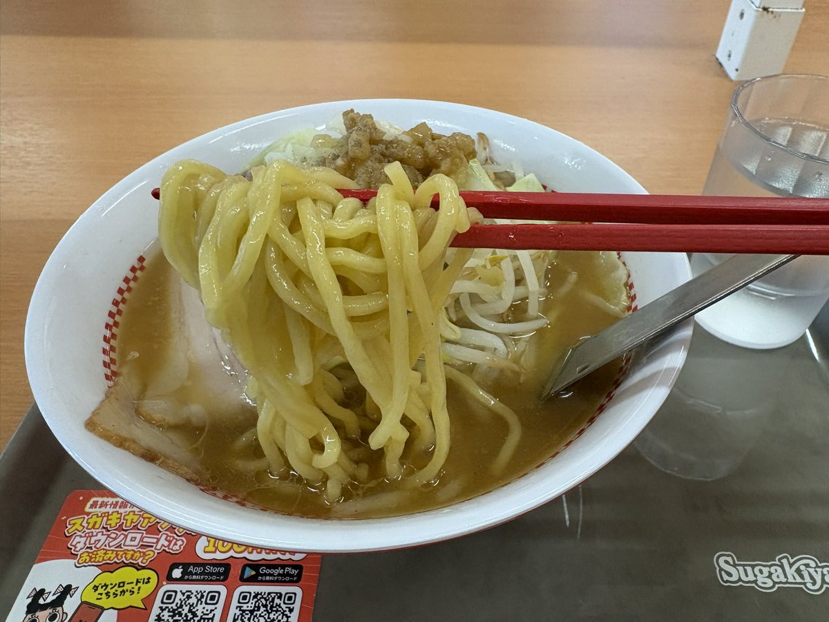 wave784's tweet photo. 肉入ｽｶﾞｼﾞﾛｰﾗｰﾒﾝ ¥930
和風出汁感じる美味しい一杯でした👍
ご馳走さまでした🙏 #スガキヤ #ラーメン https://t.co/qU0pzZhHJK