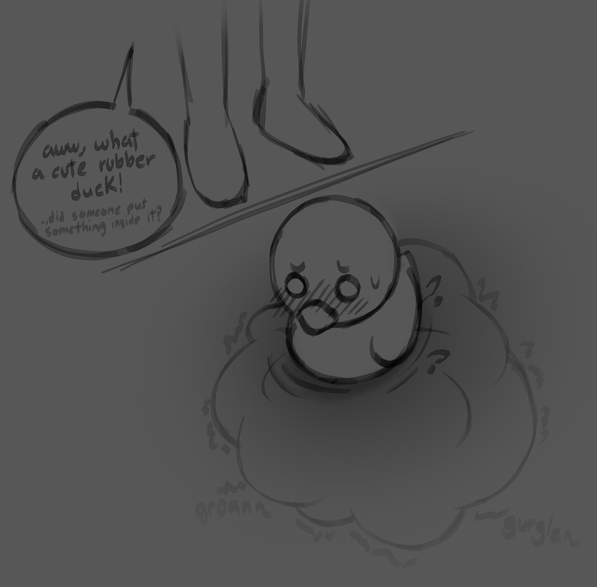 SlimeShape's tweet photo. niche rubber duck vore part TWO https://t.co/2BdH9mZeFj