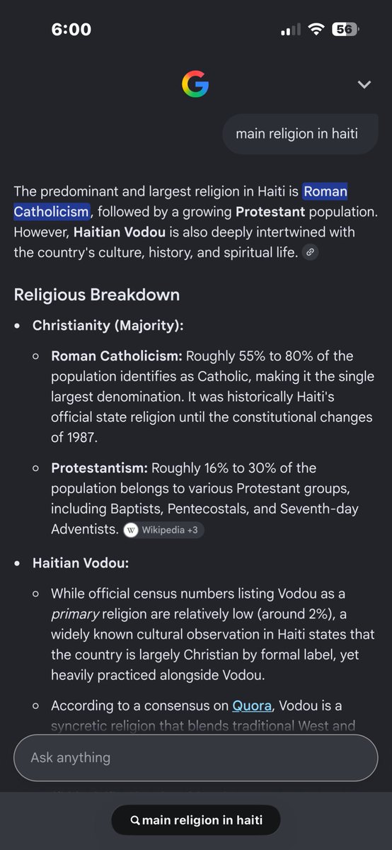 zbp2000's tweet photo. @legitbrittFLA @nayibbukele this rhetoric has too stop, Haitians are so christian it’s sickening. They expect God too fix everything https://t.co/lxe8BiynkW