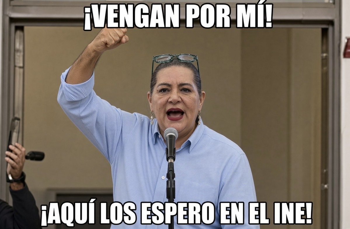 JACrespo1's tweet photo. A quién les recuerda? 

Lo bueno para ella es que, siendo morenista, goza de plena impunidad. https://t.co/xMmcdcbmAr