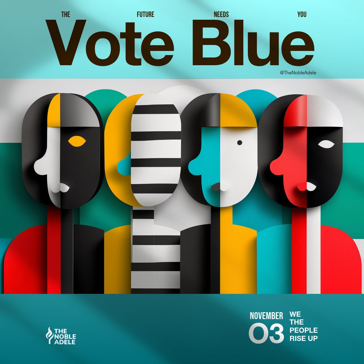 thenobleadele's tweet photo. Blue For The People.

#Trump
#MAGA 
#VoteBlue https://t.co/DROjI3L5cc