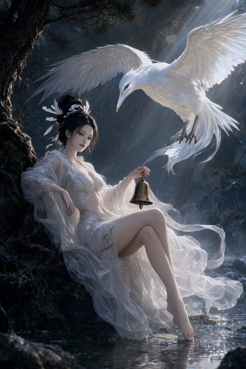 Shidian2366's tweet photo. 《八荒采妖录》 #aigc #shanhai #shanhaijing #chinesegirl #aiart https://t.co/N3OxrFoJcS