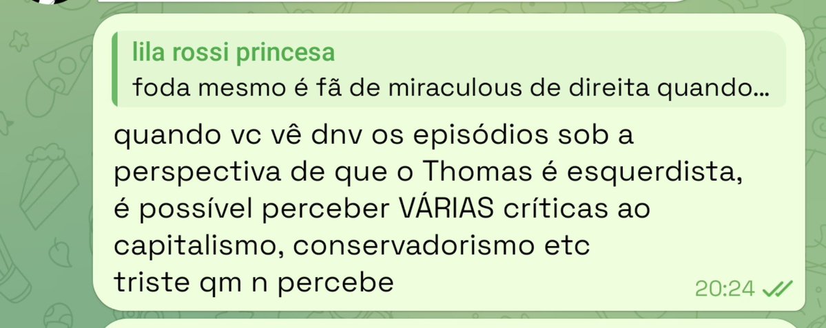 juliahatesjuno's tweet photo. rare aesthetic:  vc faz uma crítica pertinente aos miraculers que votam 22 e DO NADA um suposto criador de +1 milhão de inscritos te ataca https://t.co/JkksvGtq40