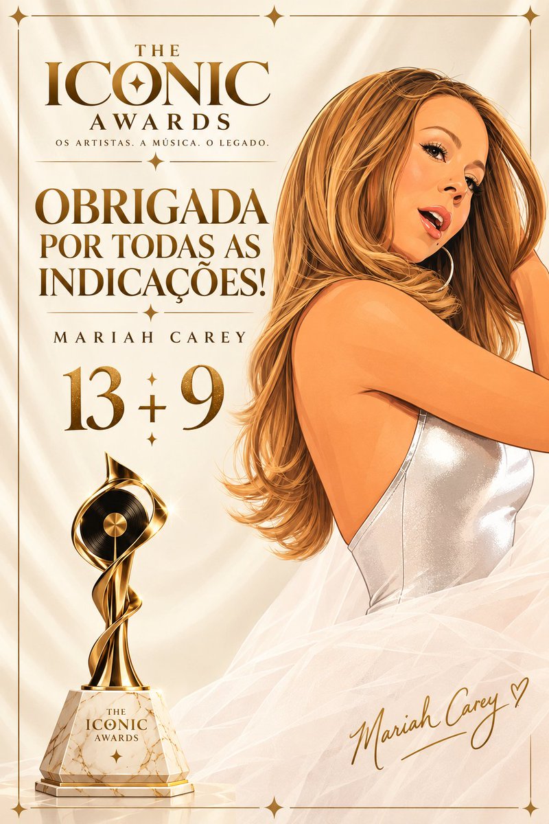 MariahCareyRPG's tweet photo. thank you so much to the Iconic Awards for the 13+9 nominations, I love you all, so so so grateful. 🤍 @criticosrpg @INFODuaLipaRPG https://t.co/7uVZBRiPlb