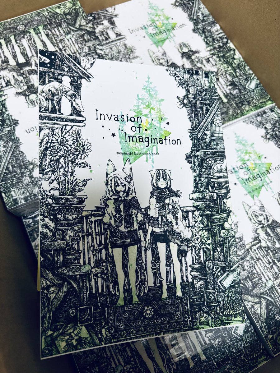 An_kurage4051's tweet photo. 2026年画集『Invasion of Imagination.』 | S.550 #booth_pm https://t.co/2vzVtSHJPJ
新刊画集をBOOTHに追加しました！2026年の作品をまとめたA5サイズ全68ページの画集です！描き下ろしも何枚かあります！ぜひよしなに🙏🐟！ https://t.co/zForVXXuy8