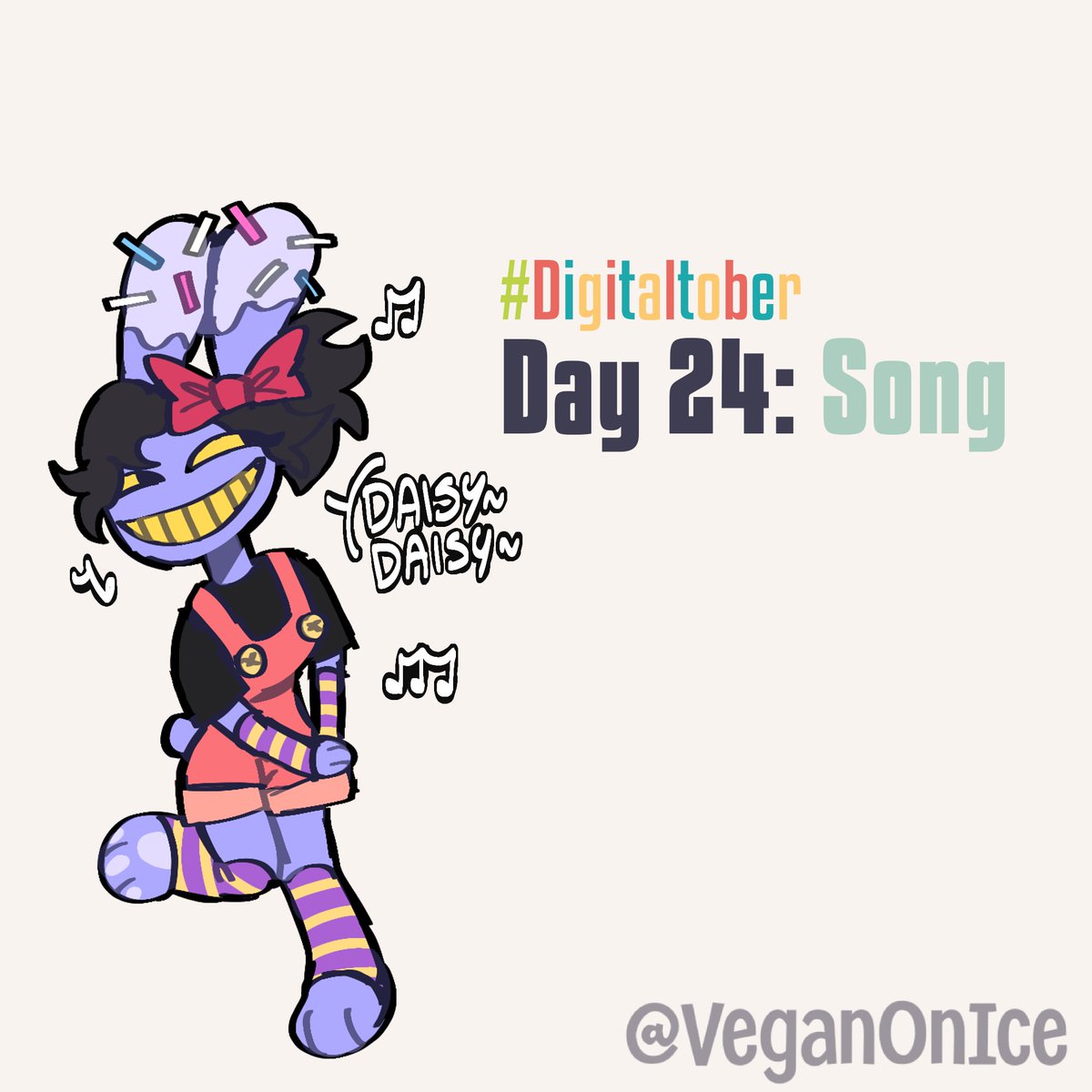 VeganOnIce_'s tweet photo. #Digitaltober Day 24: Song 

#Digitaltober2026 #TADC #Fanart https://t.co/idrh6zNVh2