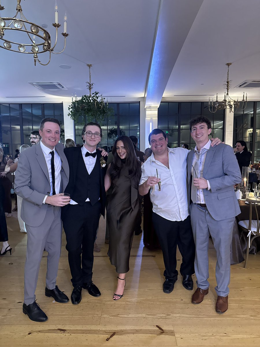 TomScibelli's tweet photo. Almost exactly 10 years ago we all walked in to the Barstool office as teenagers hoping for our dream internship. 10 years later it all worked out. Congrats @RobbieBarstool https://t.co/xJUlvq3hlU