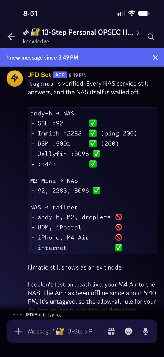 alexhillman's tweet photo. Hey fellow Tailscale loving friends, with all the security shenanigans going on here’s a prompt I recommend for making sure the weakest link on your talilnet can’t wreck everything else over ssh or otherwise. 

Give your agent this and let it walk you thru locking down your ACL:

https://t.co/xFy0M1Adtx
