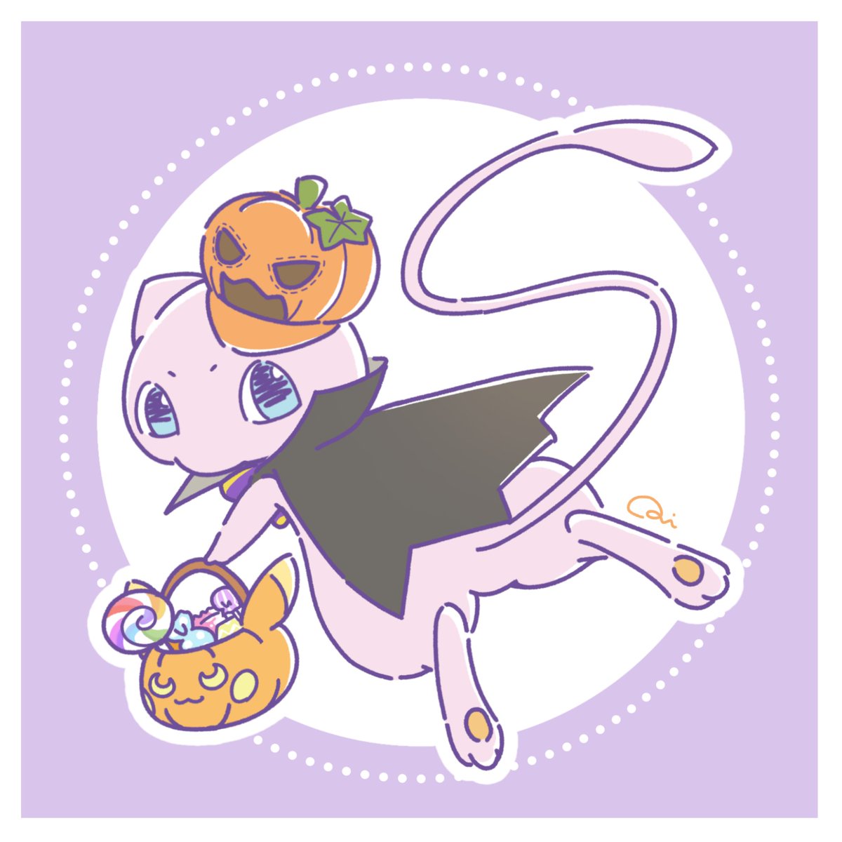 Rira_mel's tweet photo. かそうスタイルミュウ再掲🎃 https://t.co/7imEFPnpG1