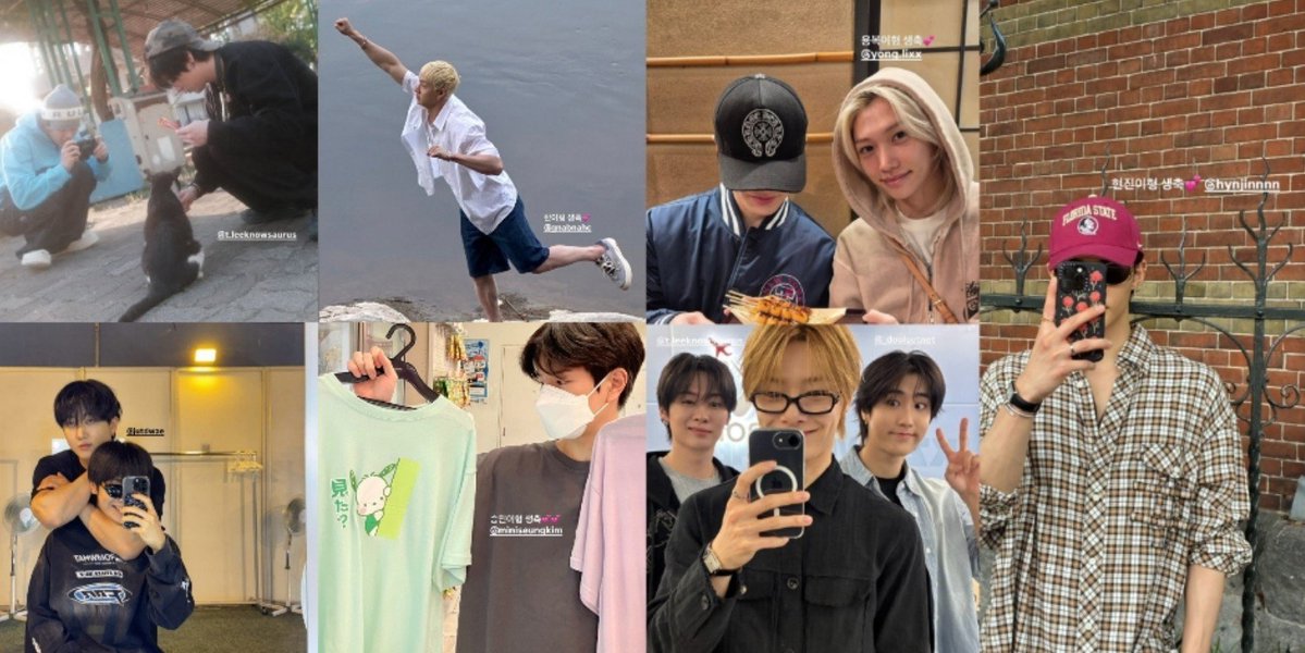 nin1sta's tweet photo. mi parte favorita de los cumpleaños es cuando jeongin actualiza fotos con los demás kids, es como si viera un álbum familiar https://t.co/1AnXrjv4l8