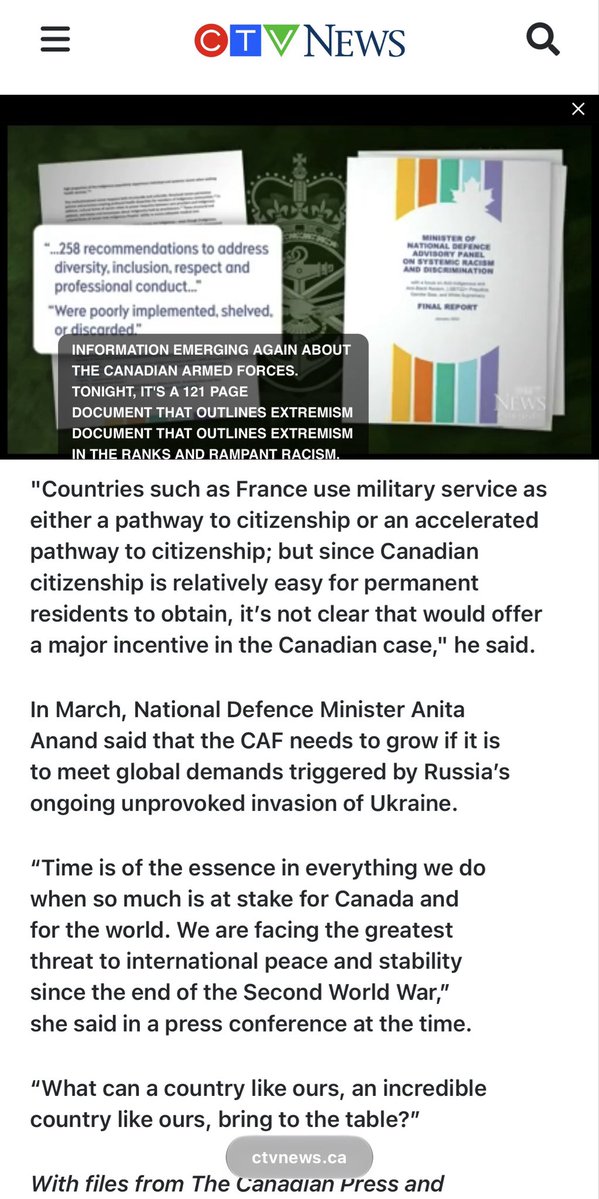 ND87329's tweet photo. @ZeeRevolution1 @FightPoliceTO Oh they can track it … 
They are afraid to report based on Canadian or non-Canadian in the military because you will see it goes back to 2014 and that a scary amount of foreigners in our military are NES and kept their uniforms and free boots wasting money and security risk. https://t.co/yKzesrnrmo