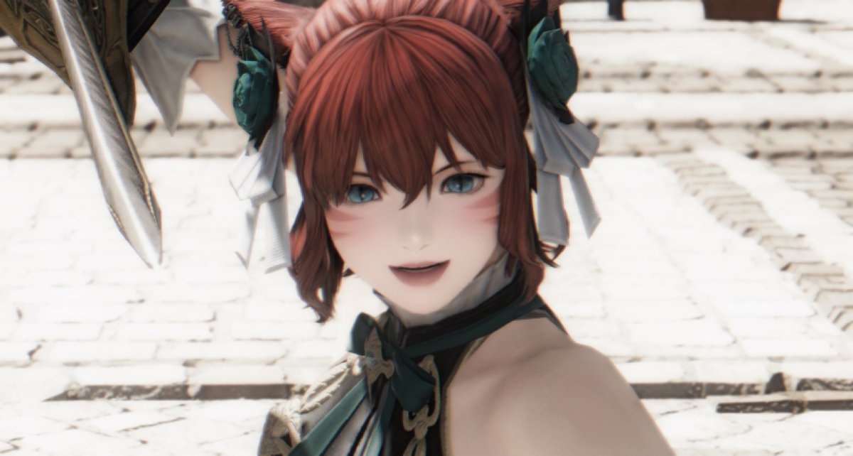 FF14_XIV's tweet photo. 자~ 참철검 들어갑니다~♡ https://t.co/wVk0BraaPs