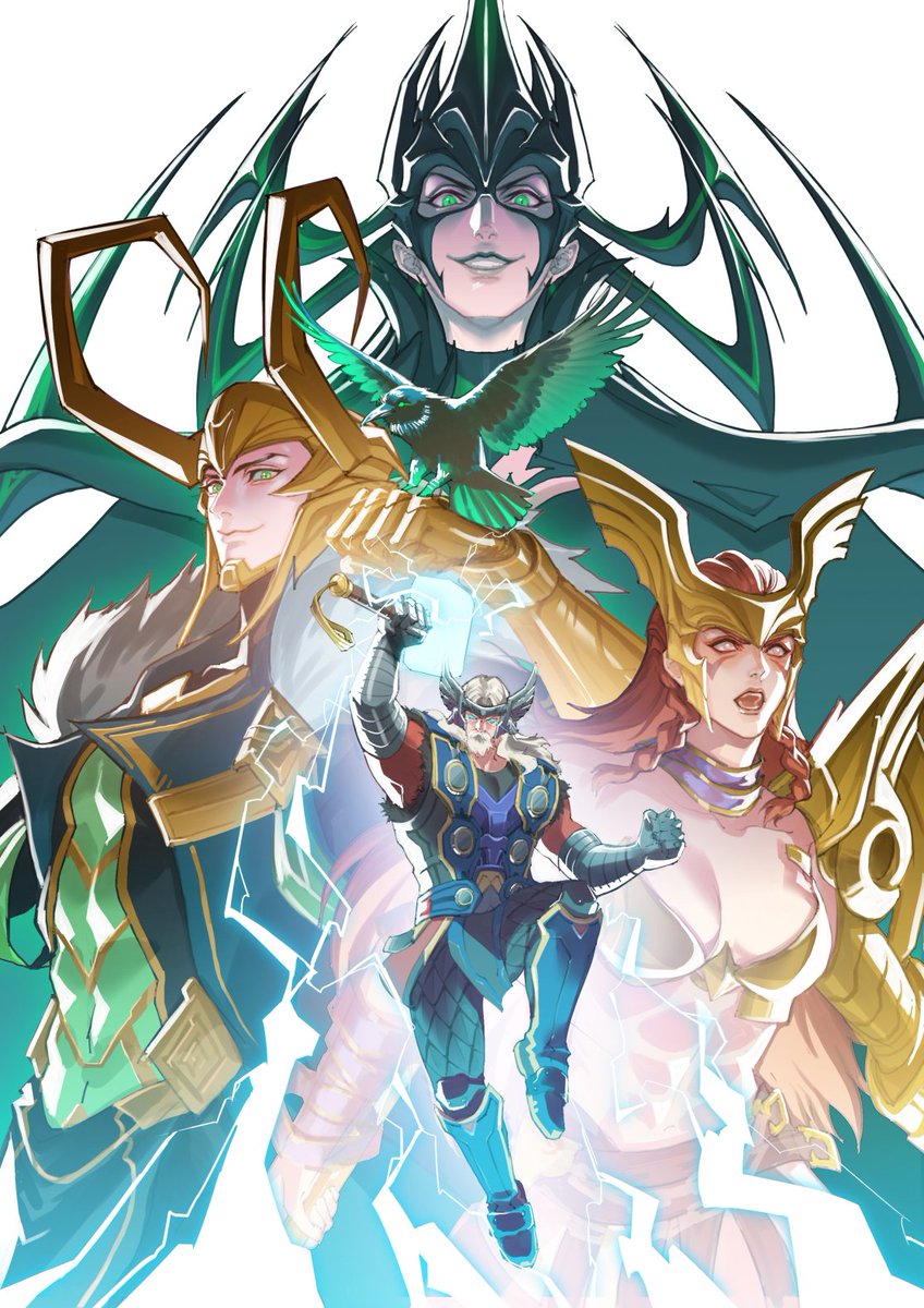 eilinna1's tweet photo. #thorki Probably my recent four Thorki arts. My brain has gradually shifted from horny thoughts to classical tragedy. 😂😂😂(P1, 3, 4 are Marvel Rivals fanarts.) https://t.co/4R568Z6llB