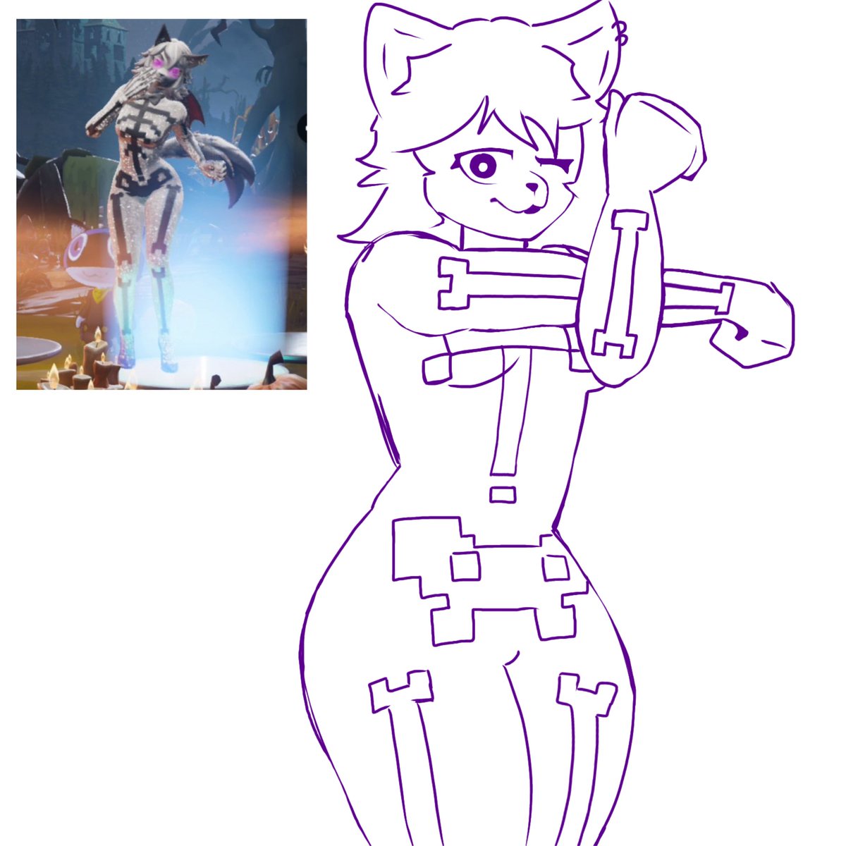 towodot's tweet photo. if this gets attention i might finish it
#Fortnitemares #WolfieFortnite https://t.co/mRHEE3zrg4