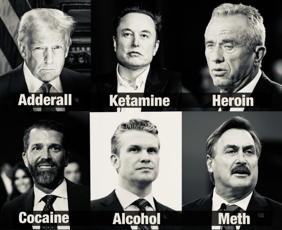 nolietees's tweet photo. #Ketamine 
Drug-Addled Nut Jobs. https://t.co/gg6V6PqxPX