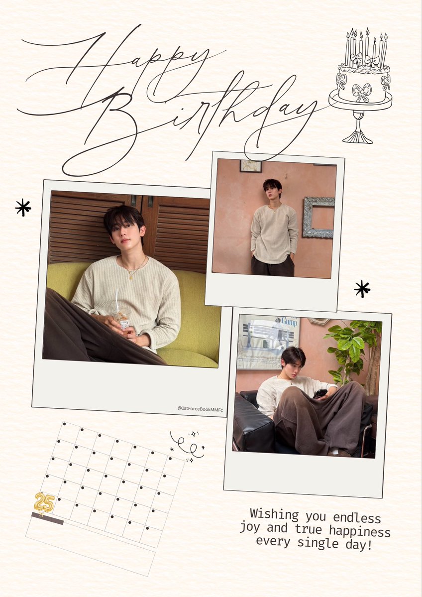 ForceBookMMFC's tweet photo. Happy Birthday To Our Mochi Bookie ✨

The meaning of happiness will be you. May your life be filled with happiness, health, and success. Time passes, but I still love you.

KASIBOOK 30 YOUNG JAEW
#KasibookChapter30Begins https://t.co/qZhah4vAvS