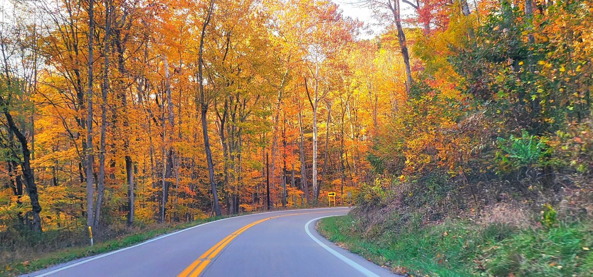 TylerSebreezy's tweet photo. The Hocking Hills of Ohio during the fall are absolutely stunning! 🍁🍂 https://t.co/m2AWq8SGW6