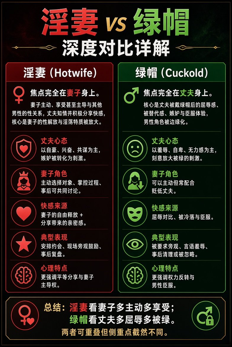 hahahexixi1998's tweet photo. 淫妻跟绿帽的区分
你是哪一种呢？ https://t.co/JaoeOz9SIC