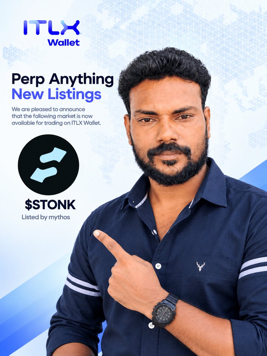 YohanuM65755's tweet photo. Perp Anything New Listings

We are pleased to announce that the following market is now available for trading on ITLX Wallet:

- $STONK (Listed by mythos)

#ITLX #ITLG #ITL https://t.co/wuLFbh23P2