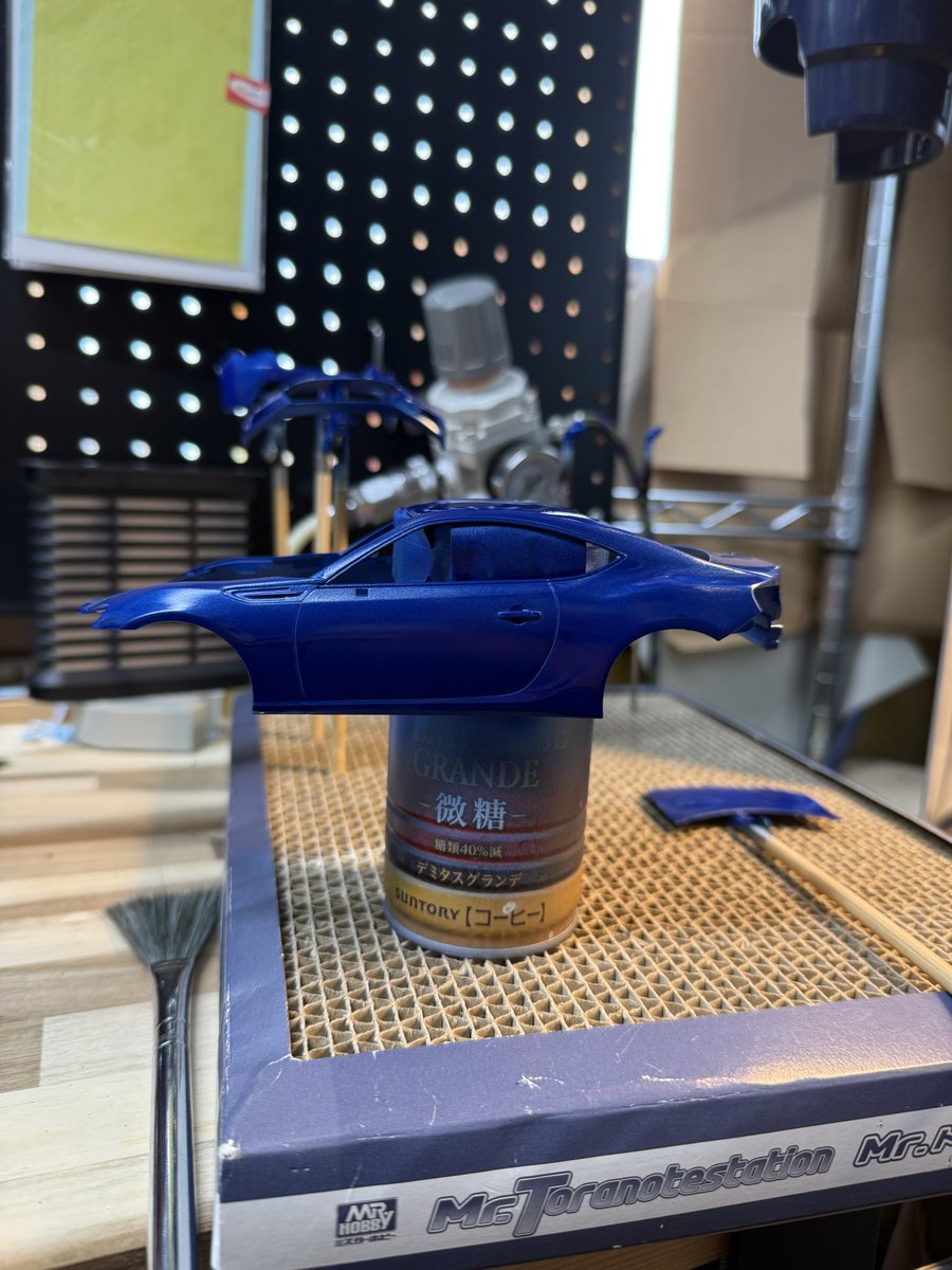 macesato's tweet photo. 引用の情報を元に1.8くらい(確認せずうる覚えで調合)で塗装
悪くないな https://t.co/PRZsYXh3SI