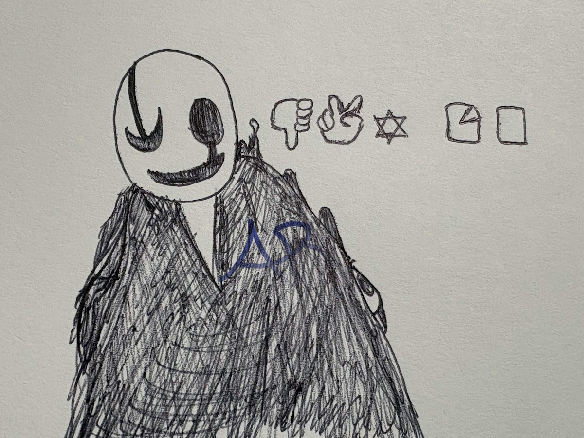 MordesRichard's tweet photo. #Inktober2026 23 &amp; 24 #deltarune #undertale Double feature with a Dapper Shadowguy (With a dash of JARONA) and Fractured Gaster https://t.co/Z11Ki9GvM2