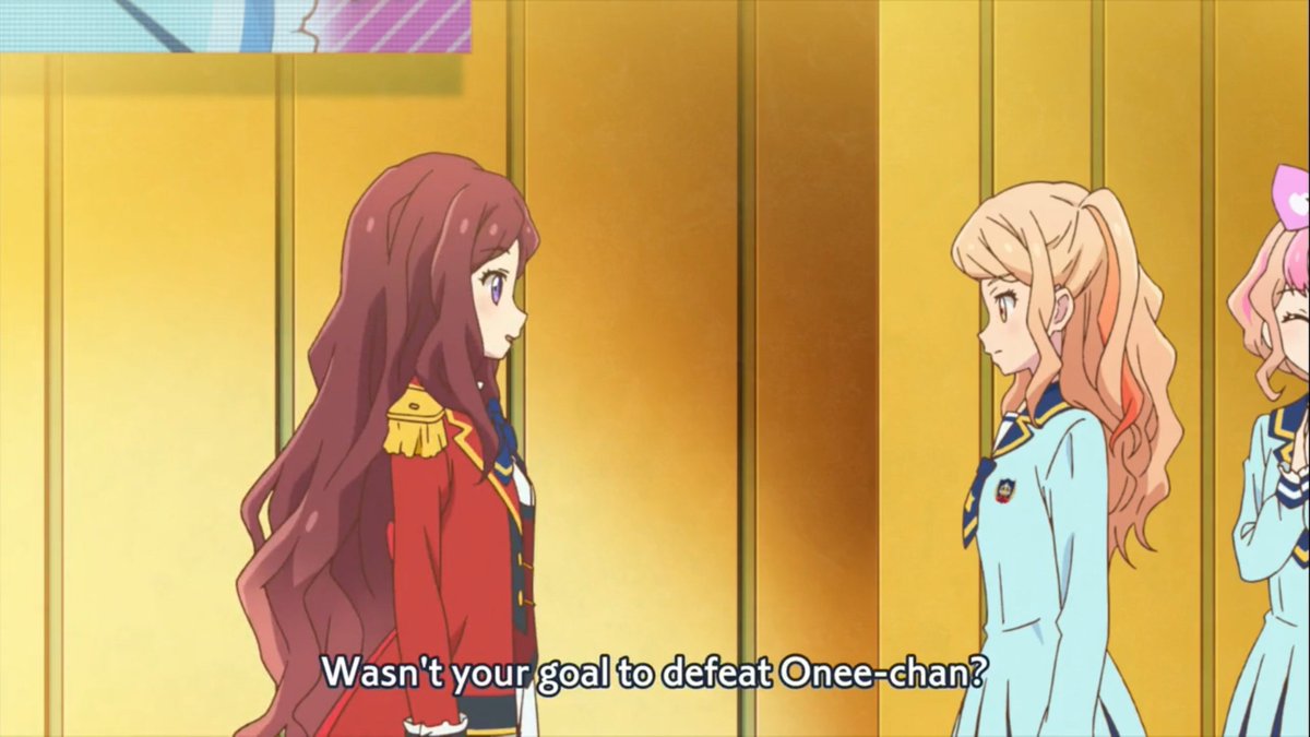 Asahi_sssu's tweet photo. Yozora sounds like Mizuki from the first Aikatsu movie in this scene. Don't leave at the peak of your Aikatsu! https://t.co/GGOvYX4LI5