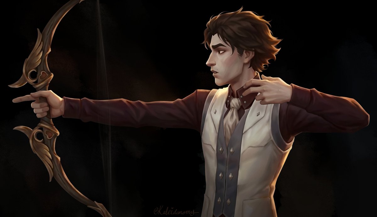 kaleidanomy's tweet photo. "i don't even know your name..." 
"it's viktor." 

#arcane #arcanefanart #jayvik https://t.co/FBZIZz0x8m