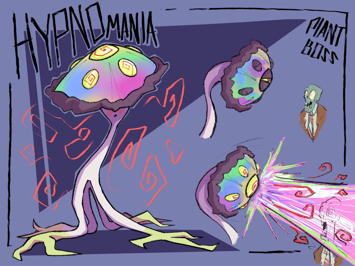 GlutoART's tweet photo. Boss concept for graveyard ops, Hypnomania! 

How well can zombies fend off against waves of other zombies?! https://t.co/CIpLOoret0