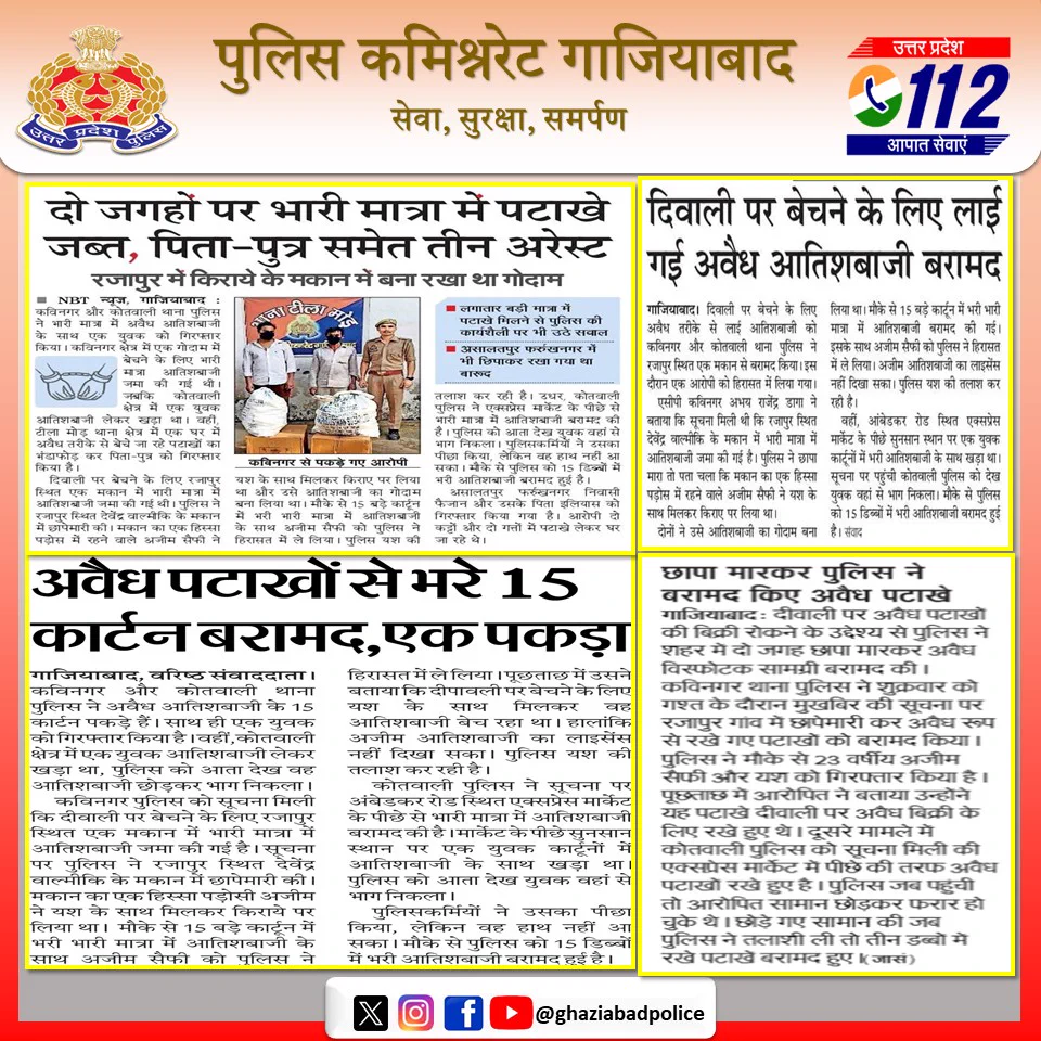 POLICE COMMISSIONERATE GHAZIABAD on X: 