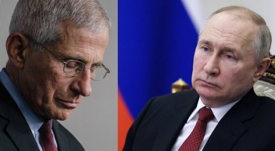 Lordnewsbrasil's tweet photo. 🚨🚨🚨🚨 URGENTÍSSIMO 🔥🔥🔥

Vladimir Putin estaria buscando extraditar Anthony Fauci para a Rússia para enfrentar acusações de ‘Crimes Contra a Humanidade’ da era da COVID como parte de um acordo para encerrar a Guerra na Ucrânia.

Isso é ENORME‼️ https://t.co/QrZM1MkeFv