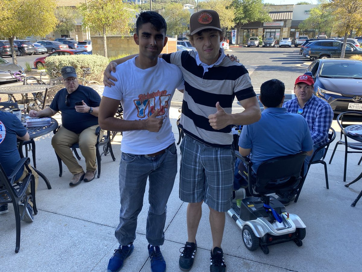 TravisGOP's tweet photo. GOTV in HD 47/CD-10! Thank you Steiner Ranch for a beautiful Austin morning and some great voter-to-voter conversations. @TexasGOP https://t.co/NDYzbVo26c
