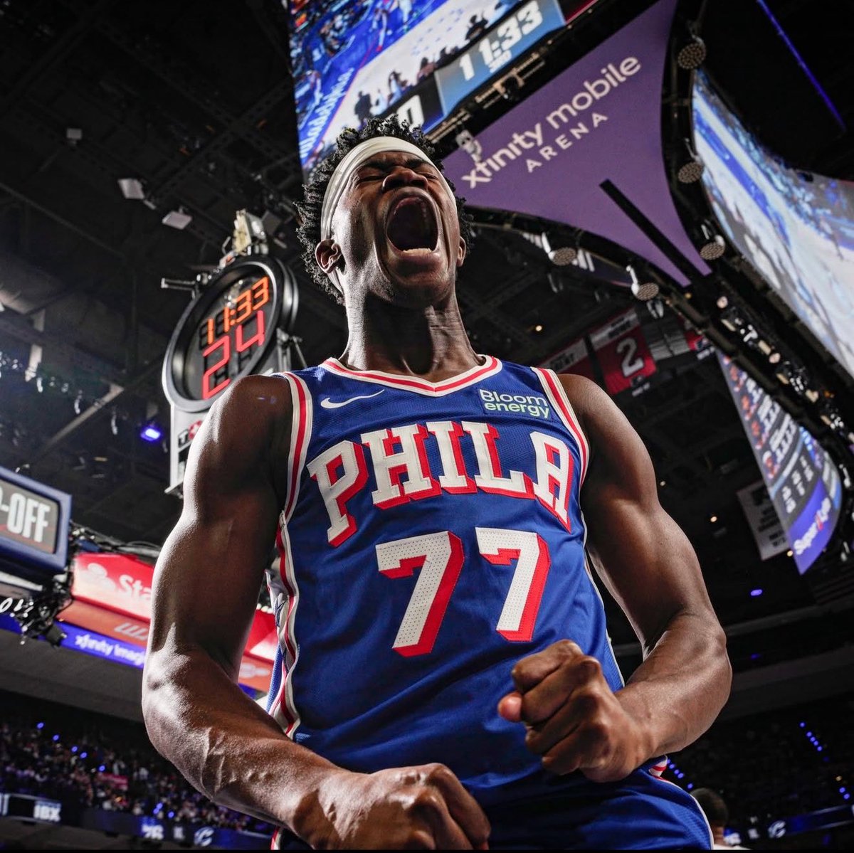 76ersMuse's tweet photo. JB, EMBIID, VJ AND MAXEY TONIGHT:

JAYLEN – 27 PTS | 5 AST | 3 REB | 2 STL
EMBIID – 28 PTS | 10 AST | 11 REB | 1 STL
MAXEY - 26 PTS | 4 AST | 4 REB 
VJ — 17 PTS | 12 REB | 1 BLK 

GOT THE DUB ON JB’s BIRTHDAY. 🔥 https://t.co/ndpAiUy3fJ