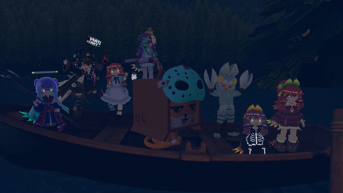 Toraccel_'s tweet photo. Thank you for joining #ColorfulNuku today! #VRCSpookality26 https://t.co/OPfMZDdfWG