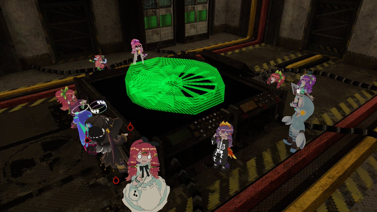 Toraccel_'s tweet photo. Thank you for joining #ColorfulNuku today! #VRCSpookality26 https://t.co/OPfMZDdfWG