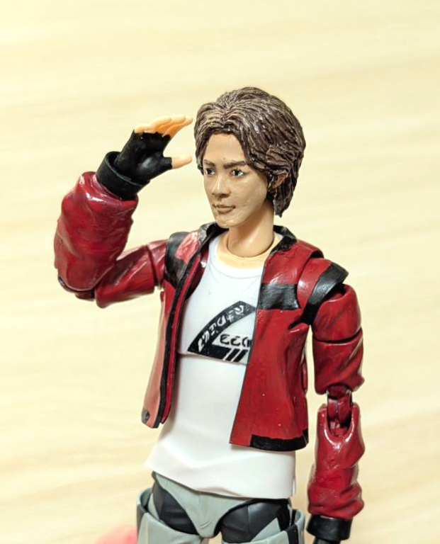 tokusatudiorama's tweet photo. オメガホーンにゲスト出演したから過去作だけど再度あげちゃえ～✨

自作のれいじ君フィギュアーツです。
来週末に大阪で開催の #モデフェス2026 で初展示するよー🤗

#オメガホーン https://t.co/nY2w9K4zRC