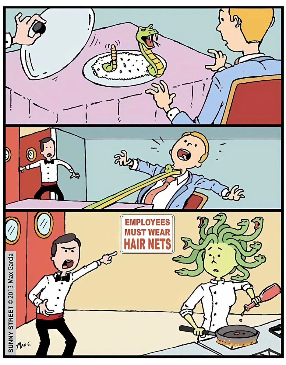 CAEDALPE's tweet photo. #Comics #Cartoon #Hair 🐍 https://t.co/P44hCnrWyW